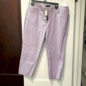 Talbots Spring cropped pants NWT!